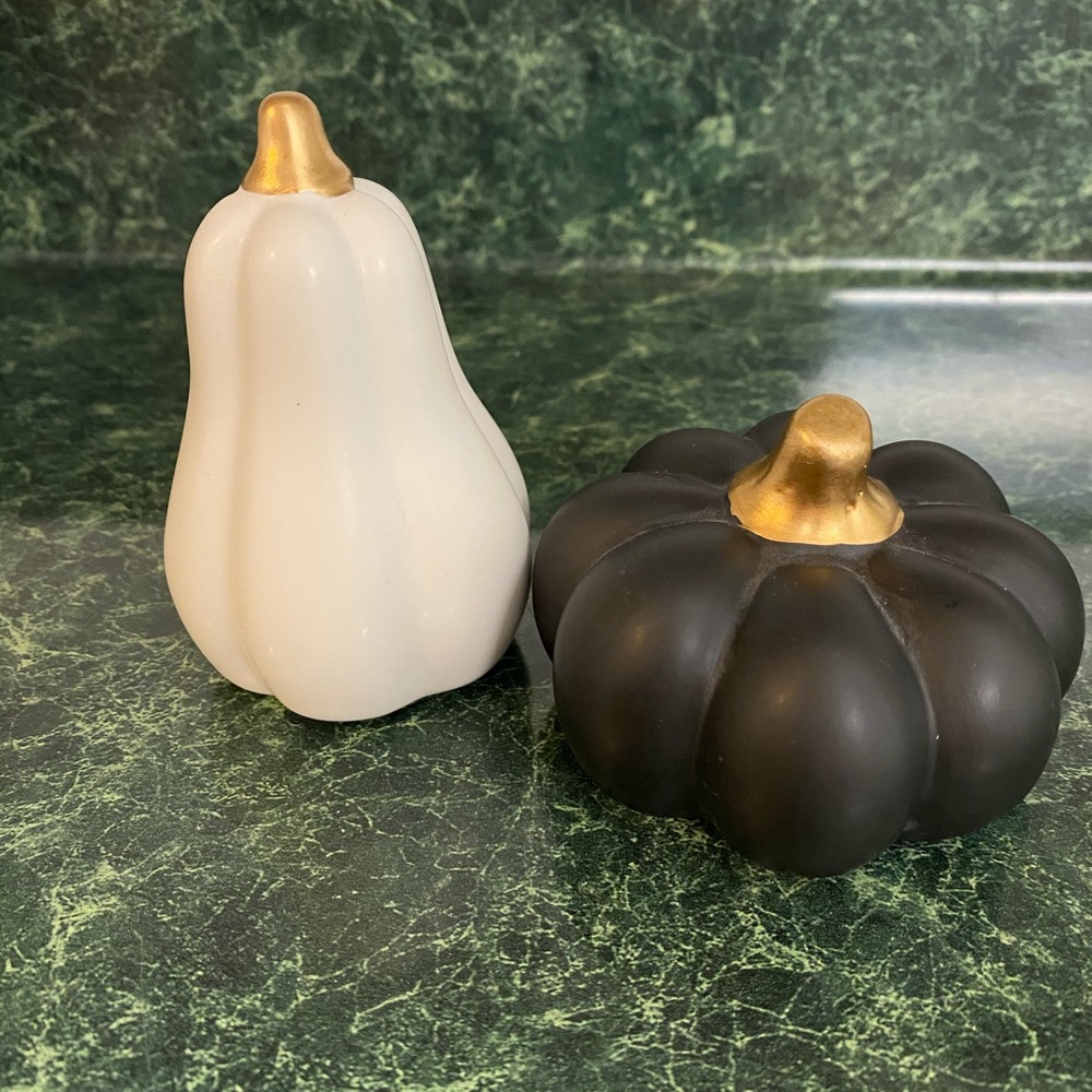 Ceramic Pumpkin Set Fall Halloween Party Decor